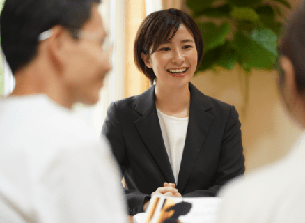 小さな疑問にも丁寧対応。ひとつの窓口で手続きラクラク
